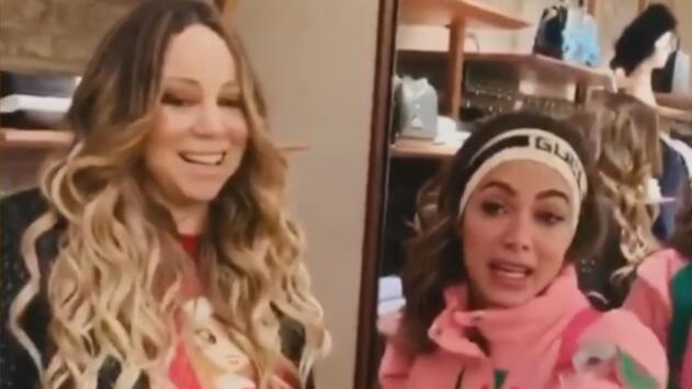 Anitta no contuvo la emoción al encontrarse por casualidad con su ídolo Mariah Carey